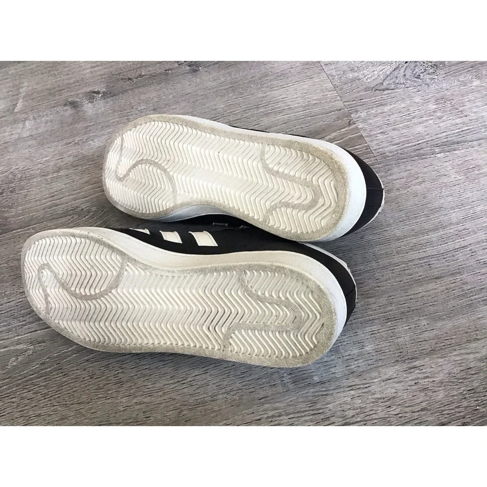 Adidas Super Skate Lo Black White Stripe 2005 Men's Size 11 950977 779001 Shoes